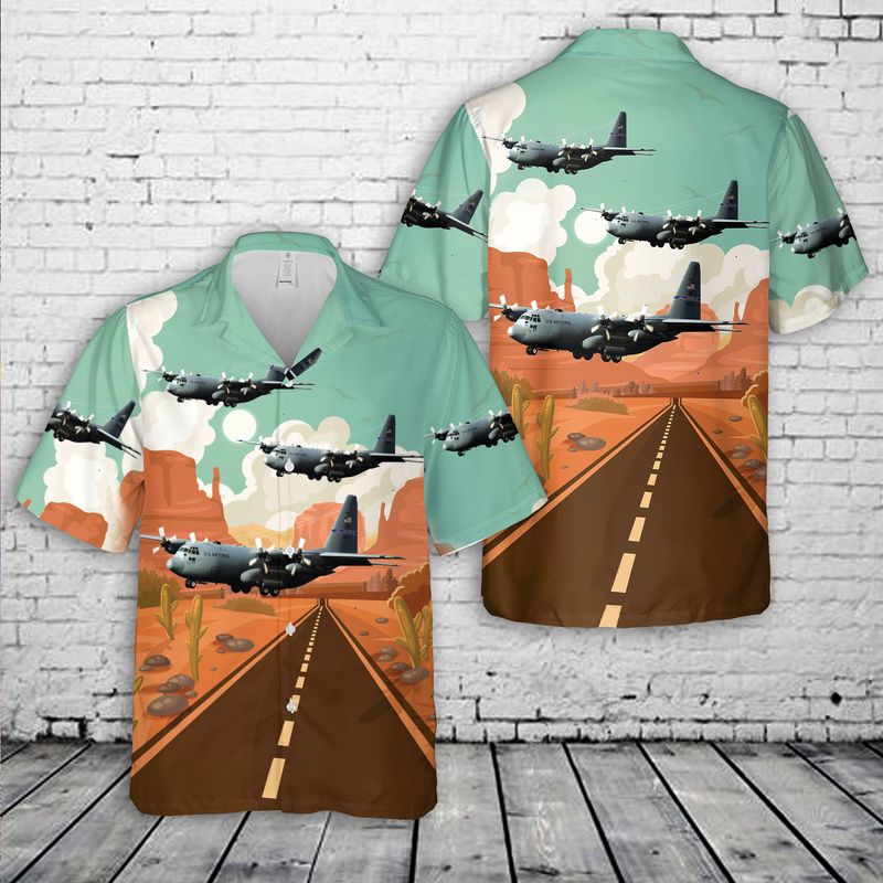 Nevada Air National Guard 152nd Airlift Wing C-130 Hawaiian Shirt