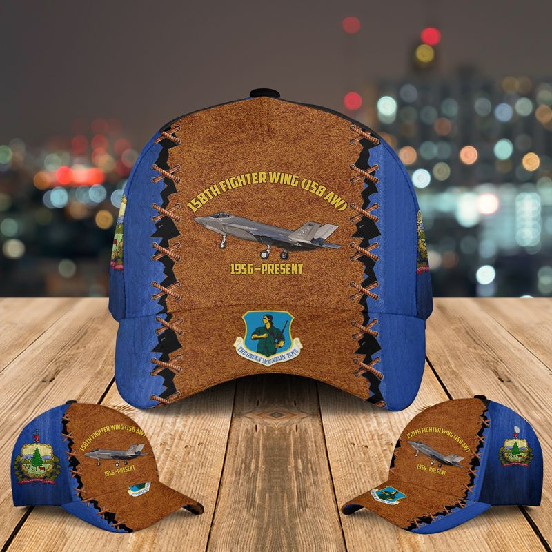 USAF 158th Fighter Wing F-35A Lightning II Baseball Cap