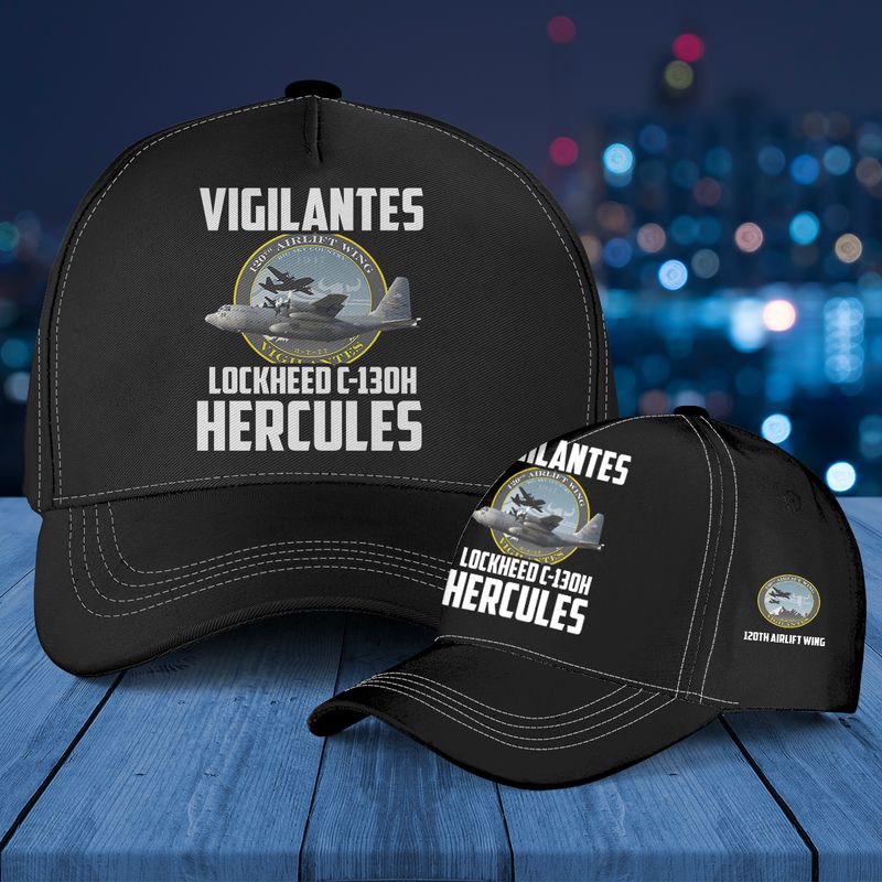 Montana Air National Guard 120th Airlift Wing Lockheed C-130H Hercules Baseball Cap