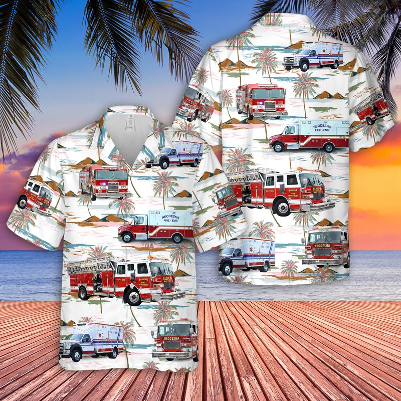 Neodesha Fire-EMS Department Hawaiian Shirt