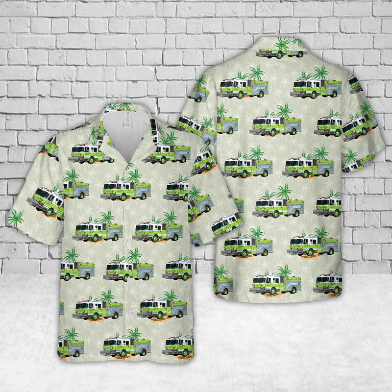 Miami Fire-Rescue Department Hawaiian Shirt
