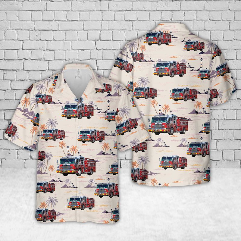 Pasco County Fire Rescue Hawaiian Shirt