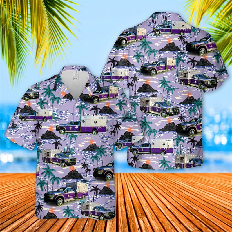 Oakwood Fire and Rescue Hawaiian Shirt