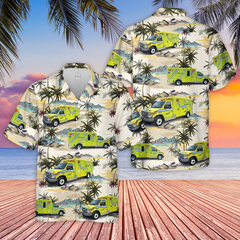 Demers Ambulances Hawaiian Shirt