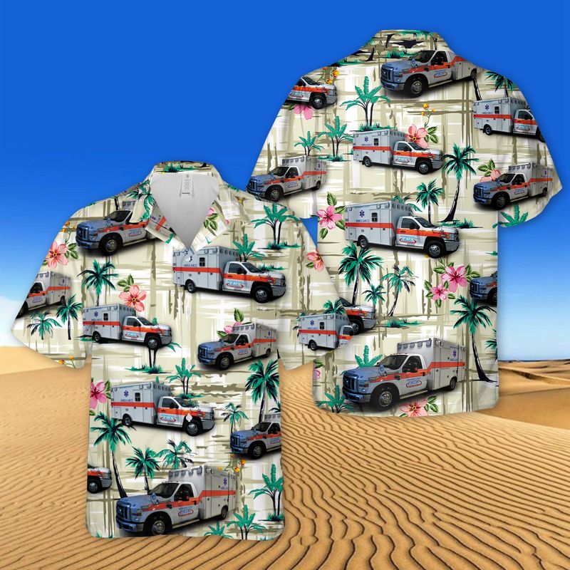 Montgomery County EMS Hawaiian Shirt