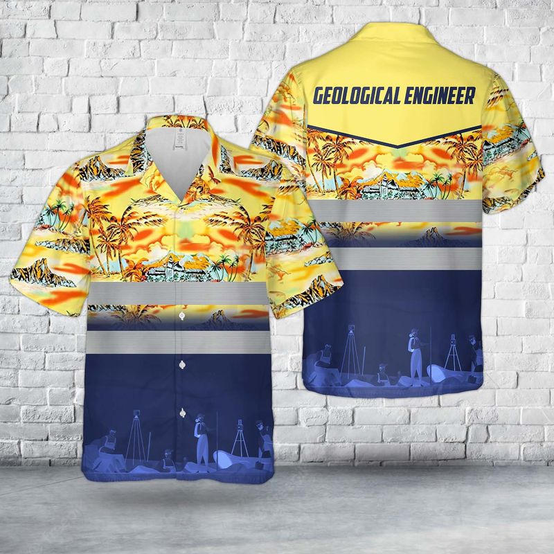 Geological Engineer Tropical Hawaiian Shirt