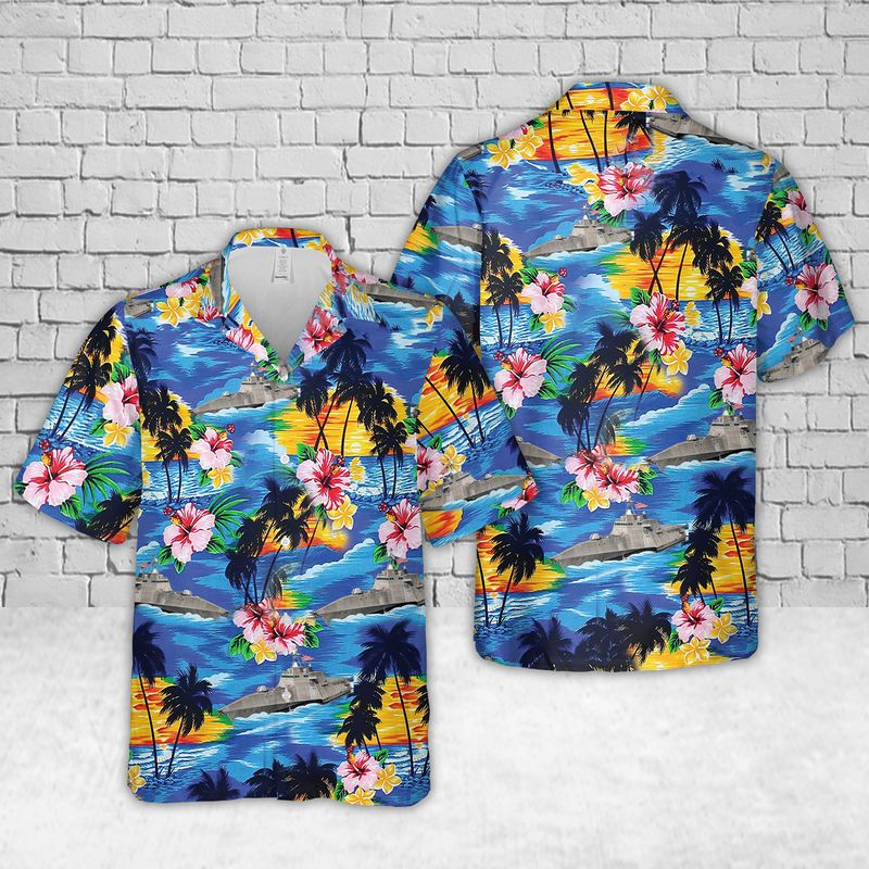 Navy USS Independence (LCS-2) Hawaiian Shirt