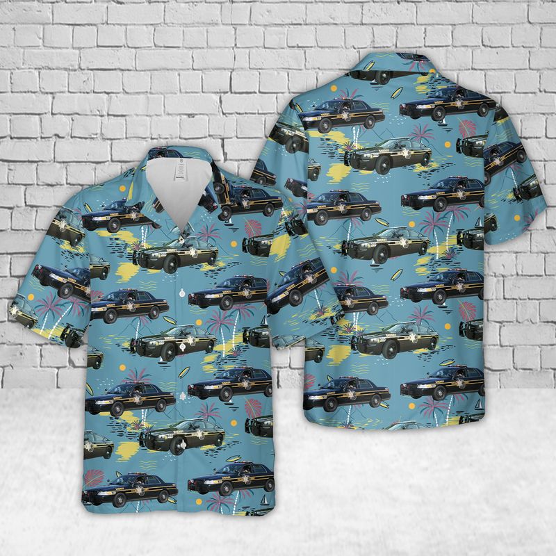 Michigan Oakland County Sheriff Hawaiian Shirt