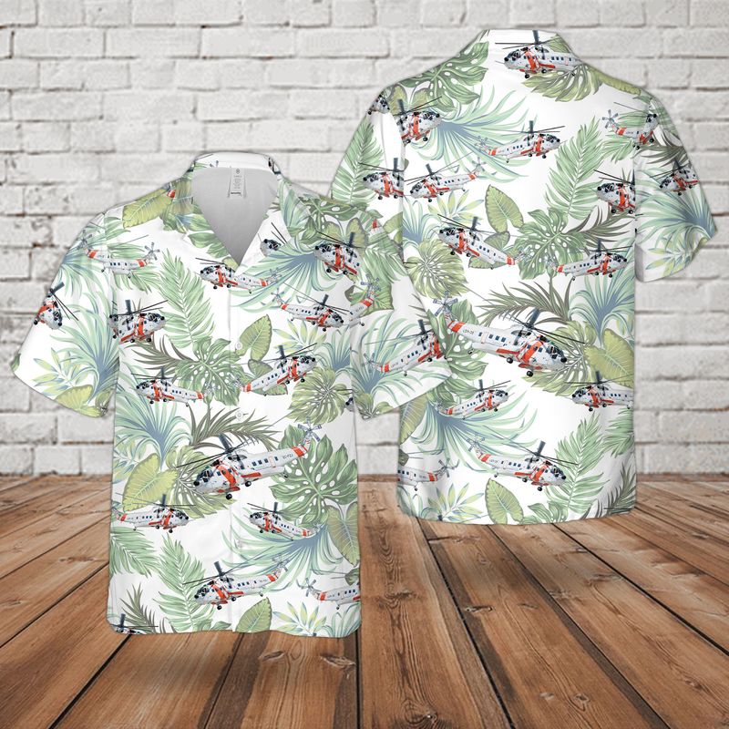 Coast Guard Sikorsky S-61R Hawaiian Shirt