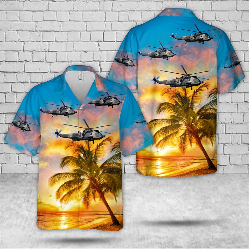 German Navy Westland Sea King Mk.41 Hawaiian Shirt