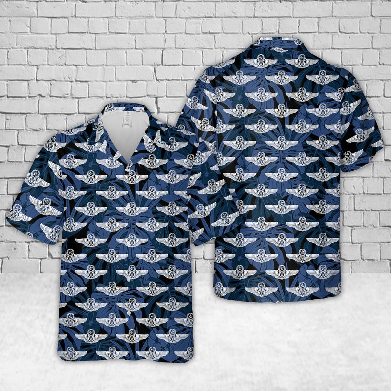 Enlisted Aircrew Wings (Master USAF) Hawaiian Shirt