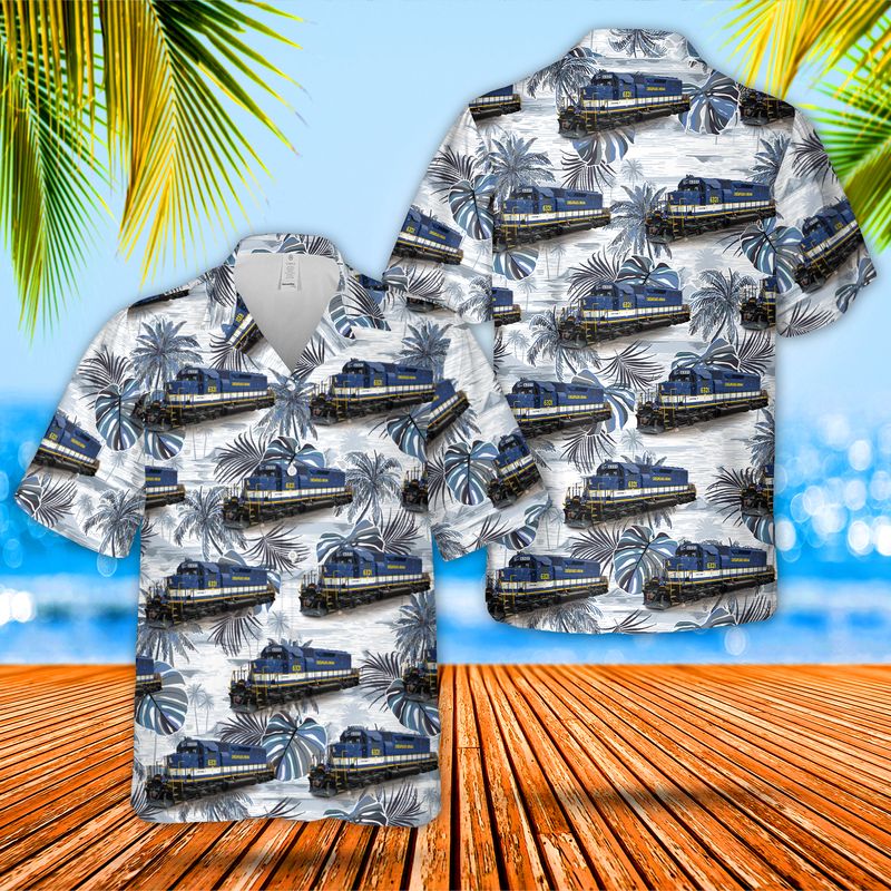Louisville & Nashville Railroad SD40 Hawaiian Shirt