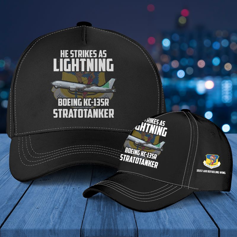 Maine Air National Guard 101st Air Refueling Wing Boeing KC-135R Stratotanker (717-148) Baseball Cap