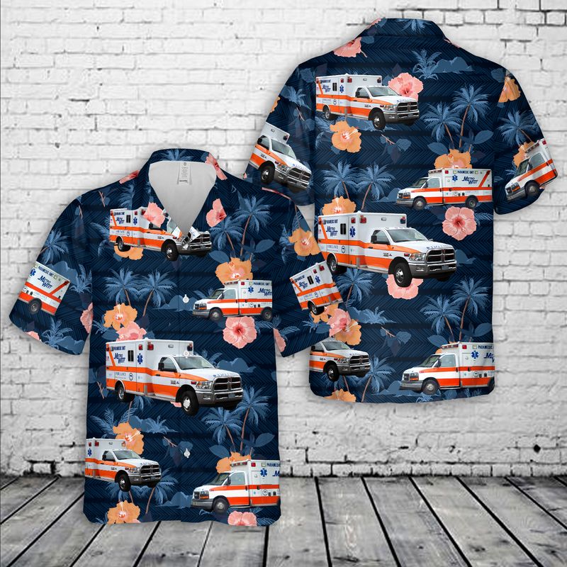 Oregon Metro West Ambulance Hawaiian Shirt