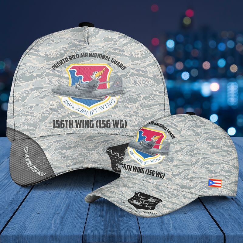 Puerto Rico Air National Guard 156th Wing Lockheed WC-130H Hercules Baseball Cap