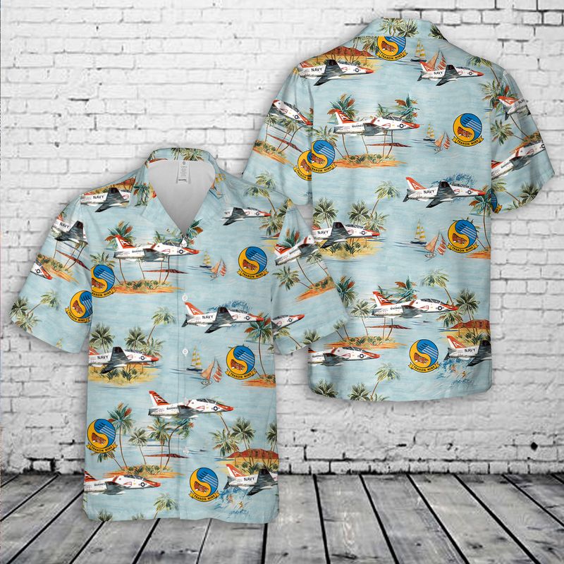 US Navy Training Squadron NINE (VT-9) T-45Cs Hawaiian Shirt