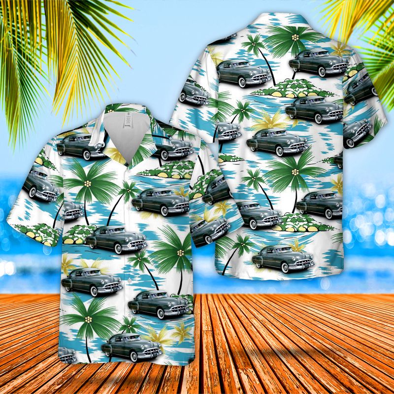 1950 Pontiac Streamliner De Luxe Sedan Coupe Hawaiian Shirt