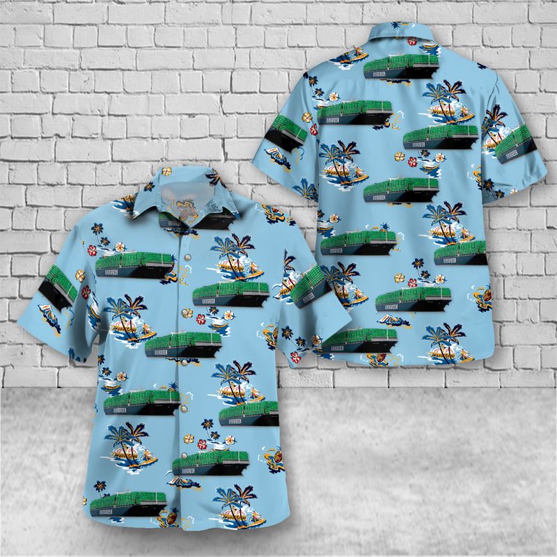 Evergreen G-class container ship Ever Glory Hawaiian Shirt