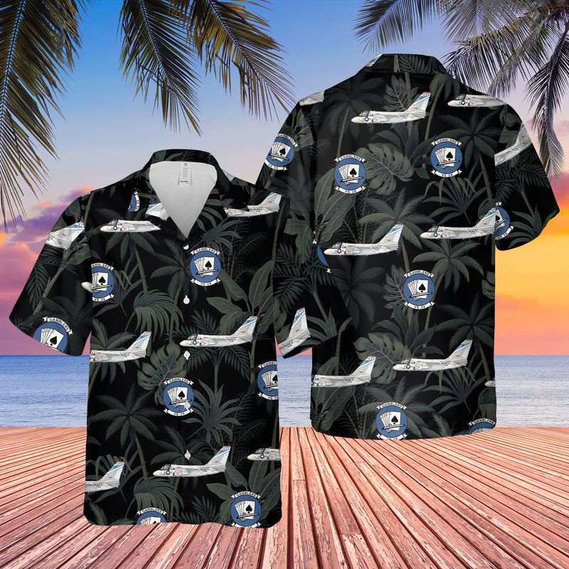 Navy Lockheed S-3 Viking Of VS-28 Hawaiian Shirt