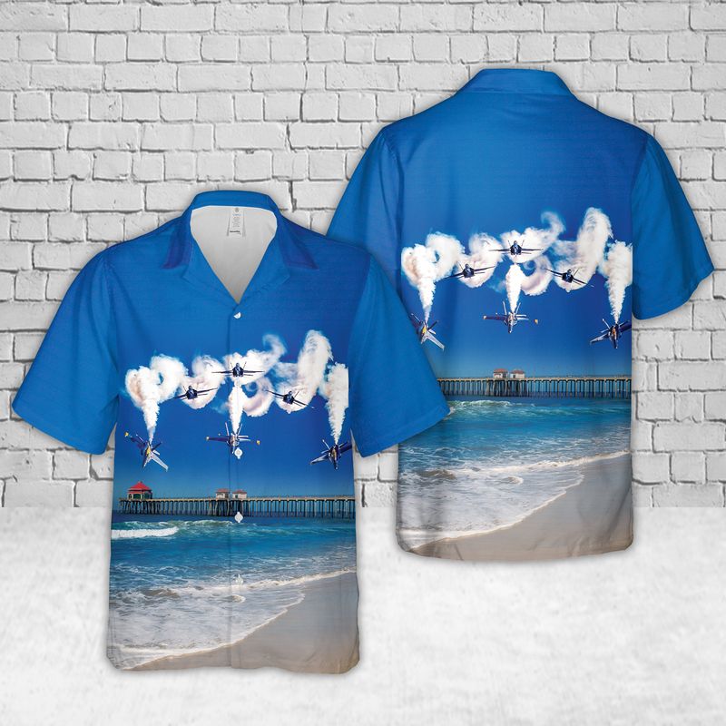 U.S. Navy Blue Angels Hawaiian Shirt