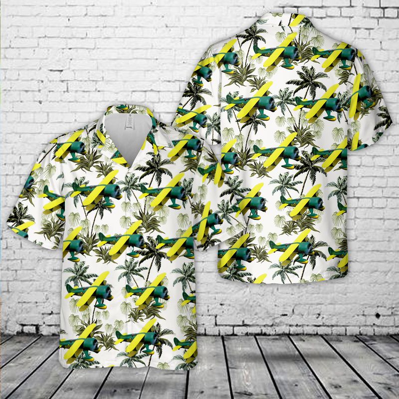 Laird "Super Solution" vintage airplane Hawaiian Shirt