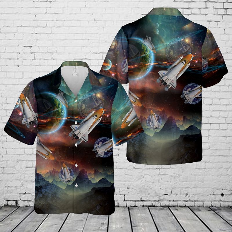 Space Shuttle Discovery Hawaiian Shirt