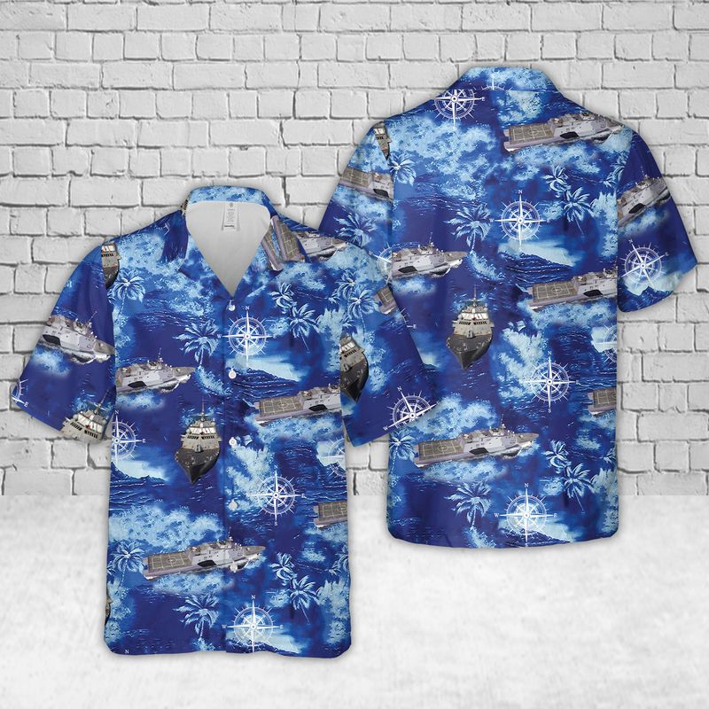 Navy USS (LCS-1) Hawaiian Shirt