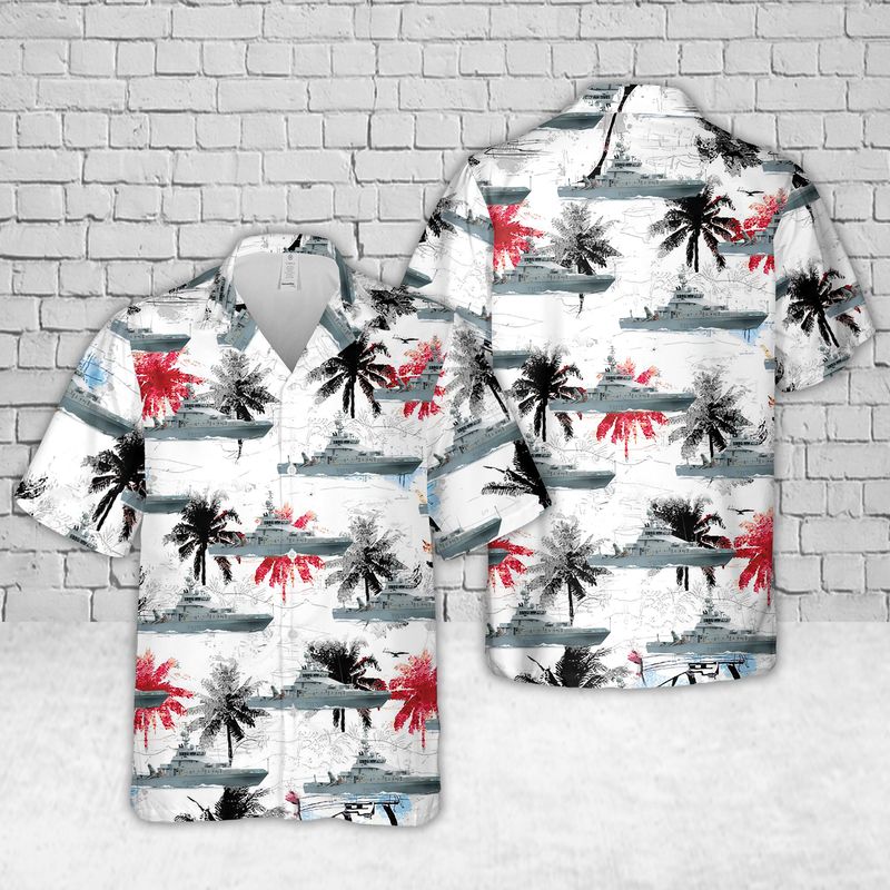 HMNZS Taupo Royal New Zealand Navy Hawaiian Shirt