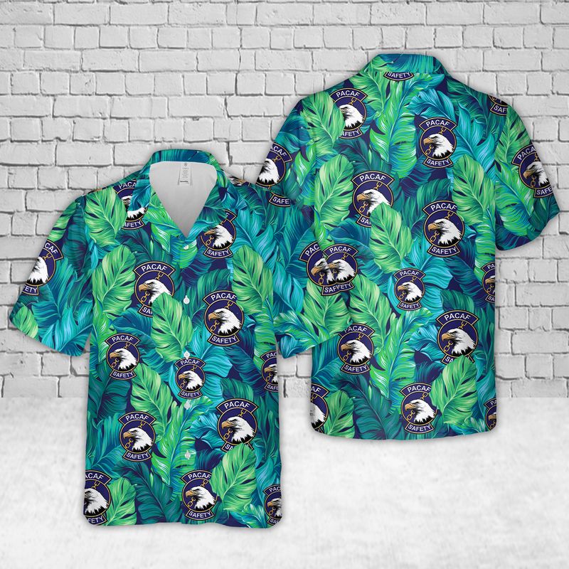PACAF SAFETY Hawaiian Shirt