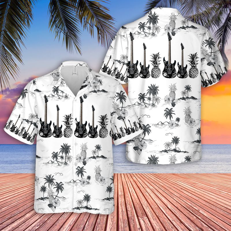 Kirk Hammett's ESP KH-2 Ouija guitar Hawaiian Shirt
