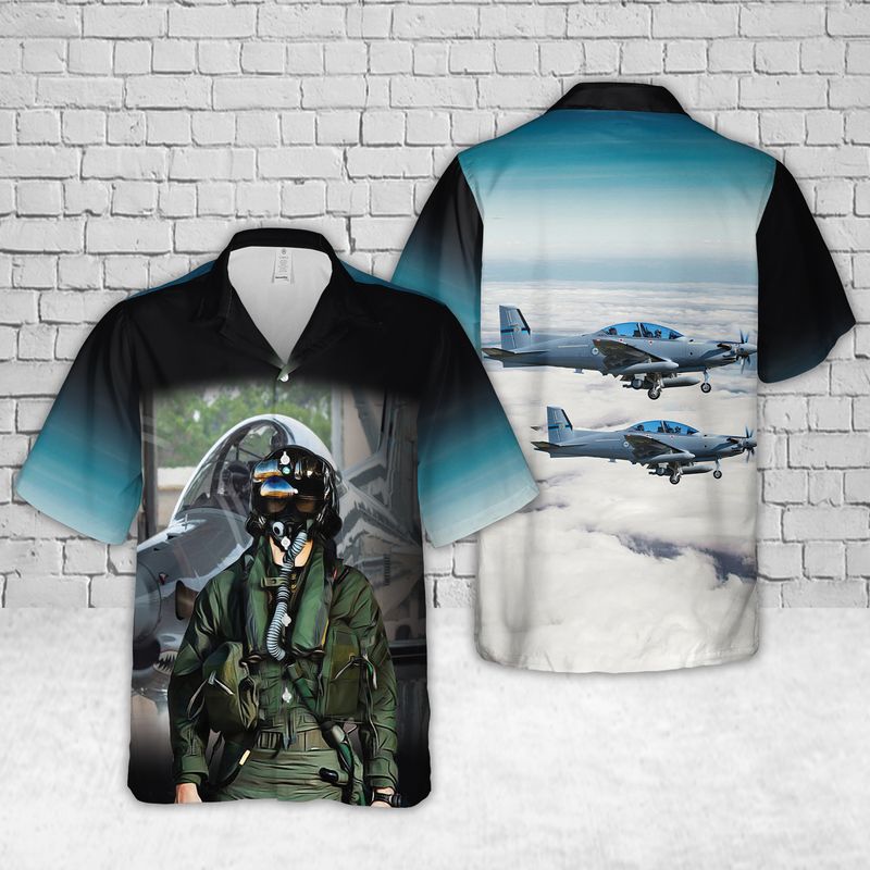 Royal Australian Air Force Pilatus PC-21 Hawaiian Shirt – Merch Gears