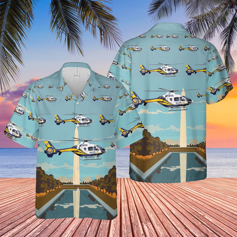 Northwest MedStar Eurocopter EC 135P1 Hawaiian Shirt