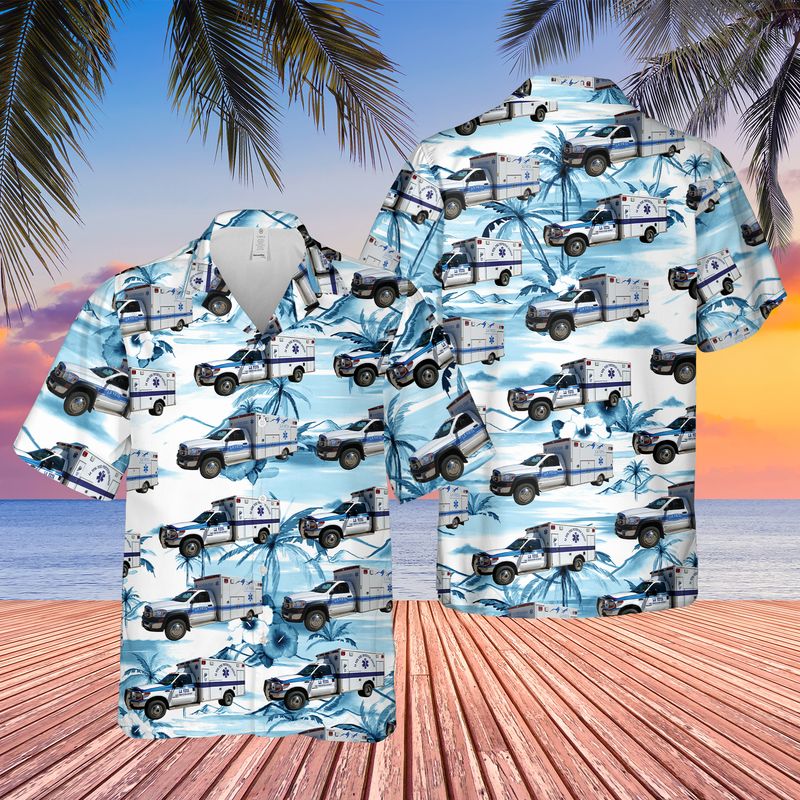 Colorado La Veta Emergency Medical Services Hawaiian Shirt