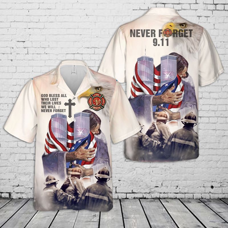 Never Forget 9.11 Hawaiian Shirt