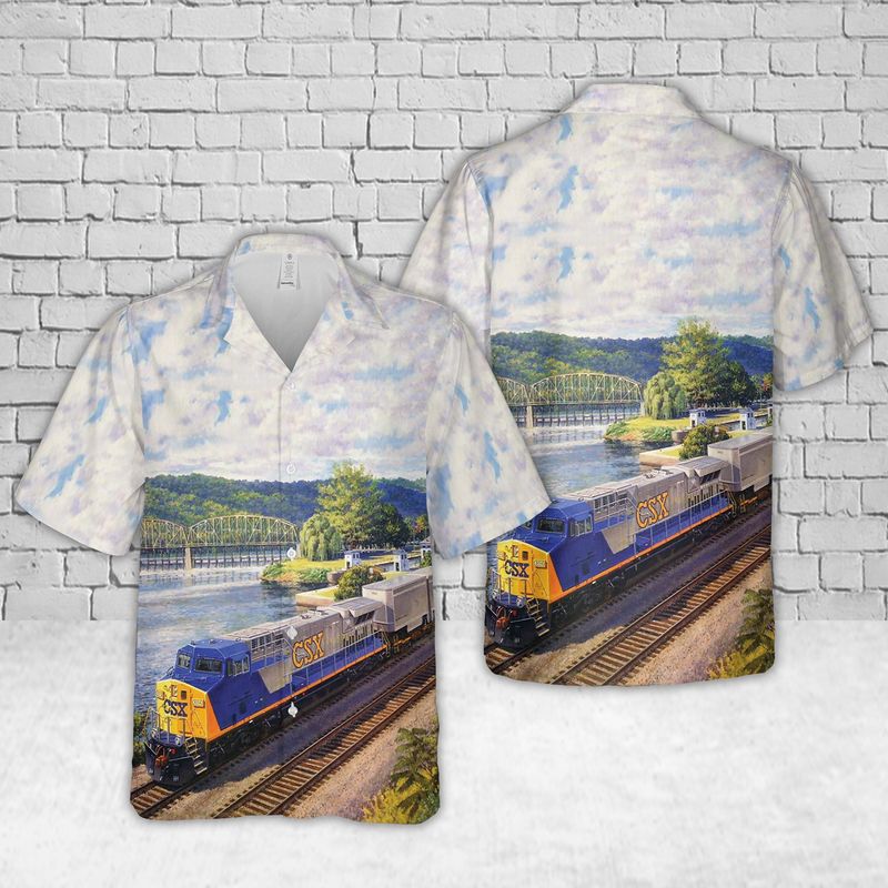 CSX Transportation Hawaiian Shirt