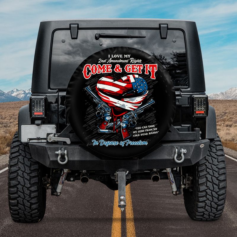 Come & Get It Second Amendment Spare Tire Cover
