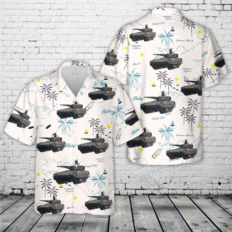 German Army Schutzenpanzer PUMA Hawaiian Shirt