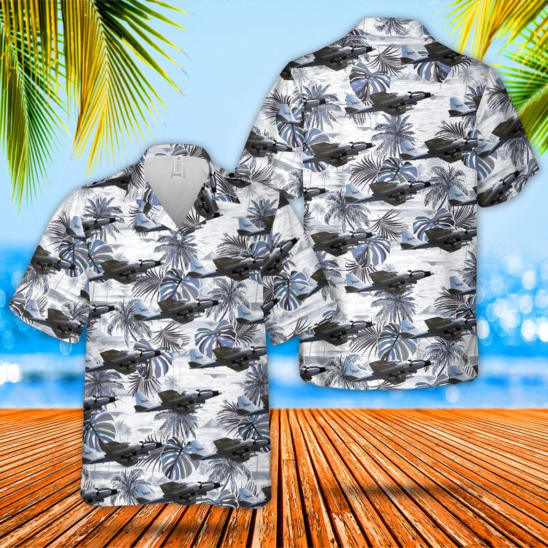 National Aeronautics and Space Administration (NASA) Martin WB-57F Canberra Hawaiian Shirt