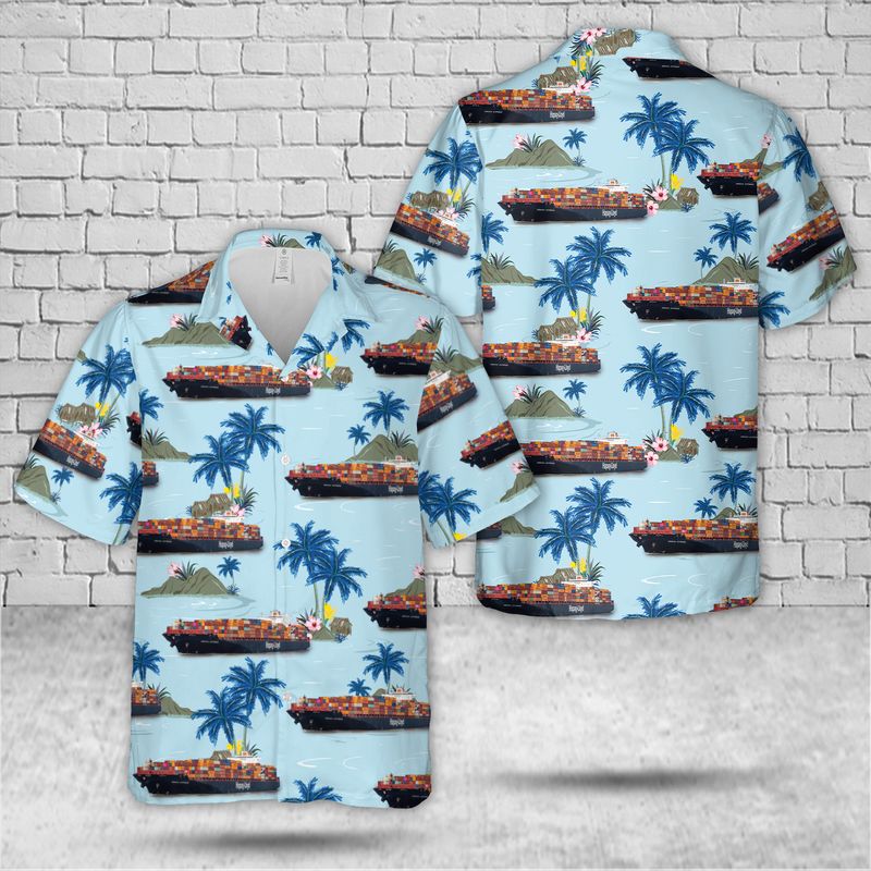 Hapag Lloyd Container Line Osaka Express Hawaiian Shirt