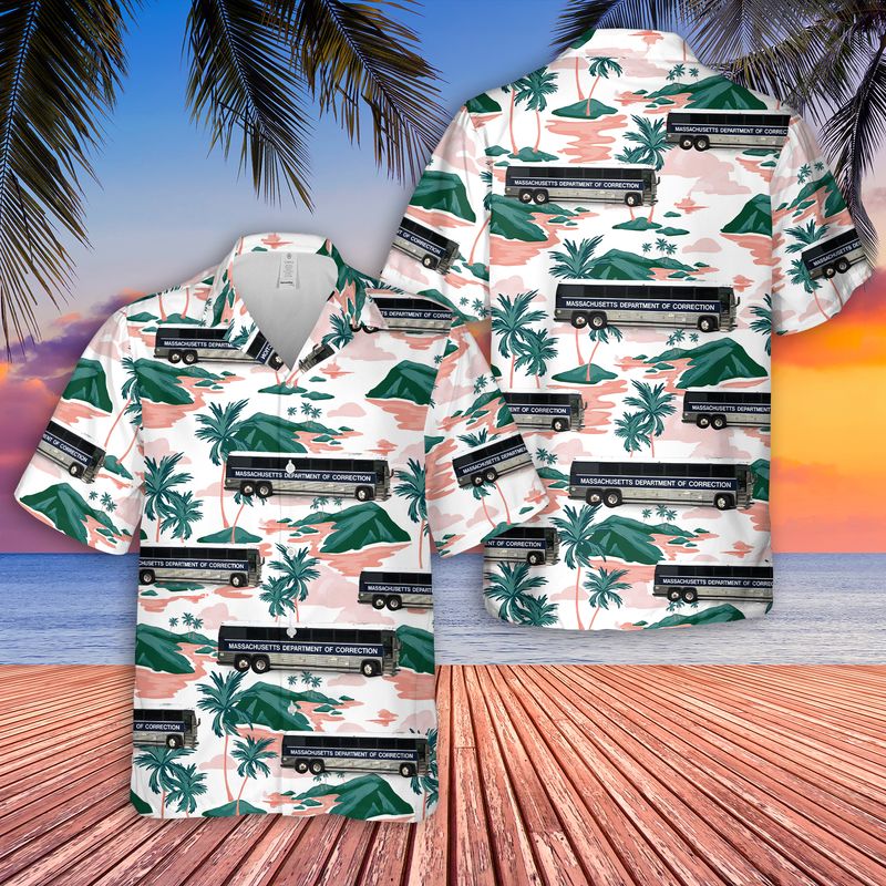 Massachusetts Department Of Corrections Hawaiian Shirt