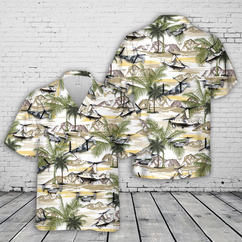 U.S. Navy CMV-22B Osprey Hawaiian Shirt