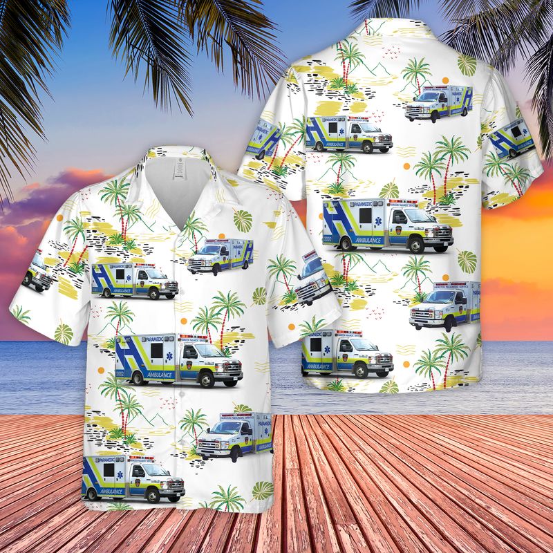 Hamilton Paramedic Service Hawaiian Shirt