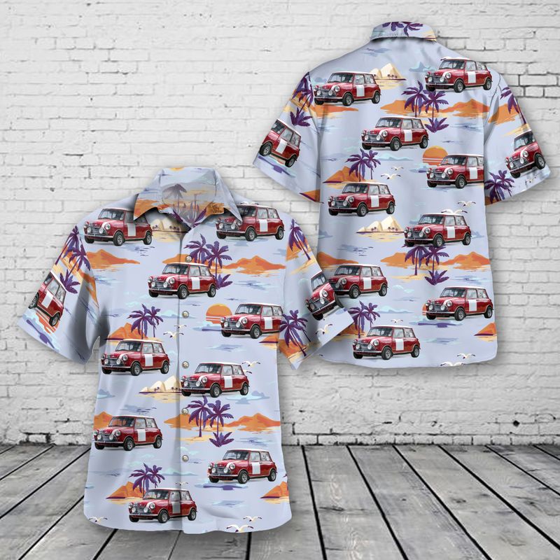 Morris Mini Cooper S Rally Monte Carlo 1965 Hawaiian Shirt