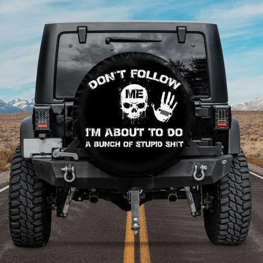 Jp Don't Follow Me Spare Tire Cover