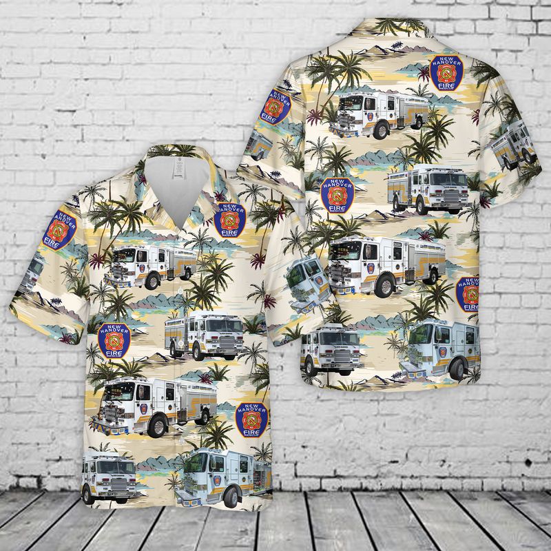 New Hanover County Fire and Rescue Hawaiian Shirt