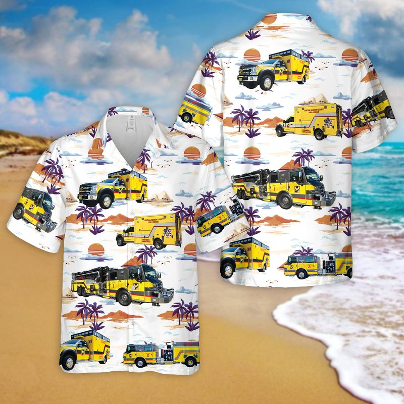 Central Jackson County Fire Protection District Hawaiian Shirt