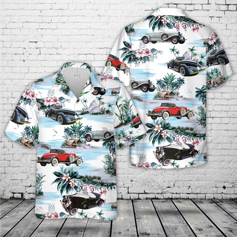 1932 Auburn Boattail Speedster Hawaiian Shirt