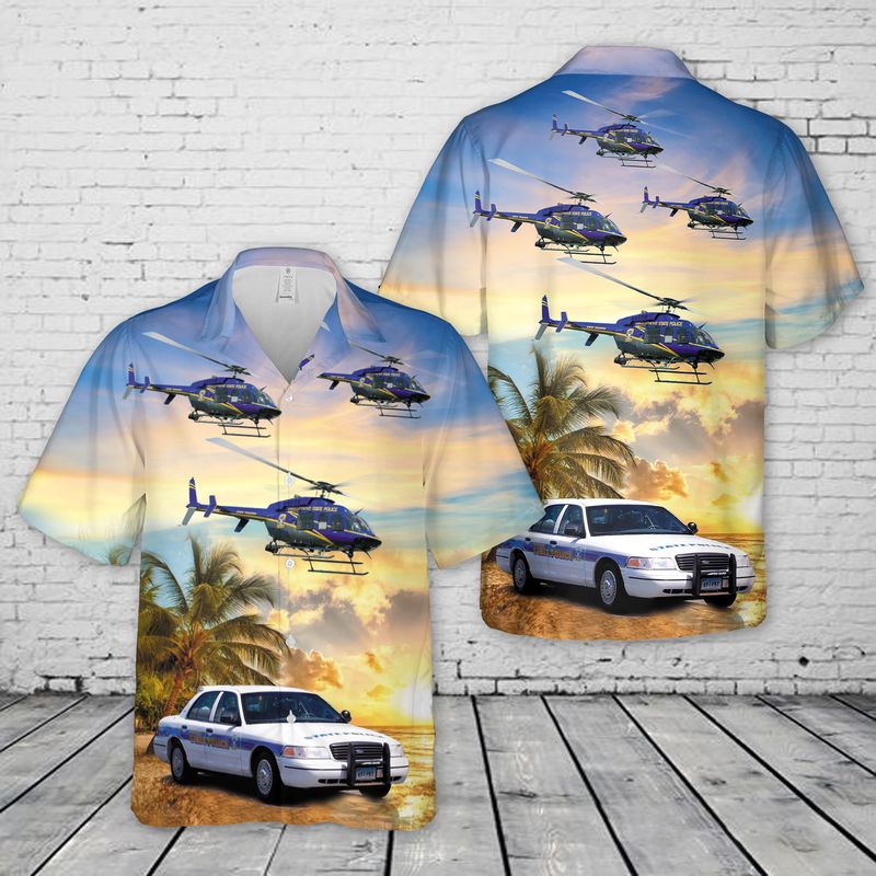 Connecticut State Police Hawaiian Shirt