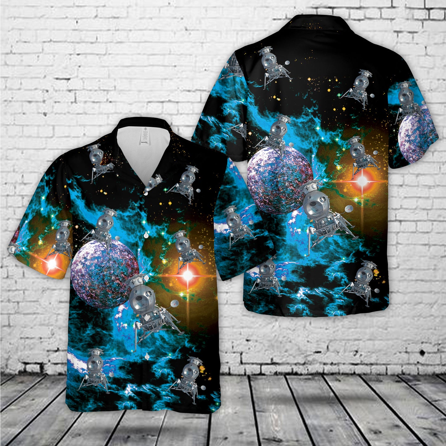 soviet LK Lunar Lander Hawaiian Shirt