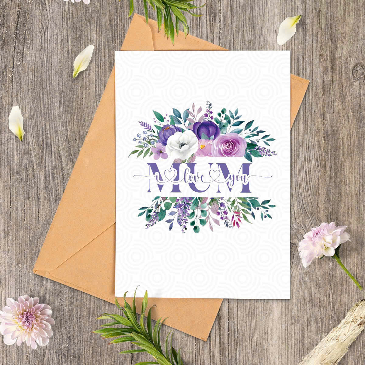 Mother's Day Mum I love you Greeting Card